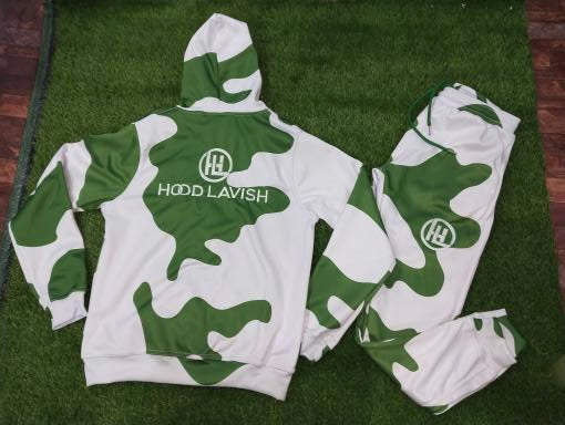 Green And White Camo