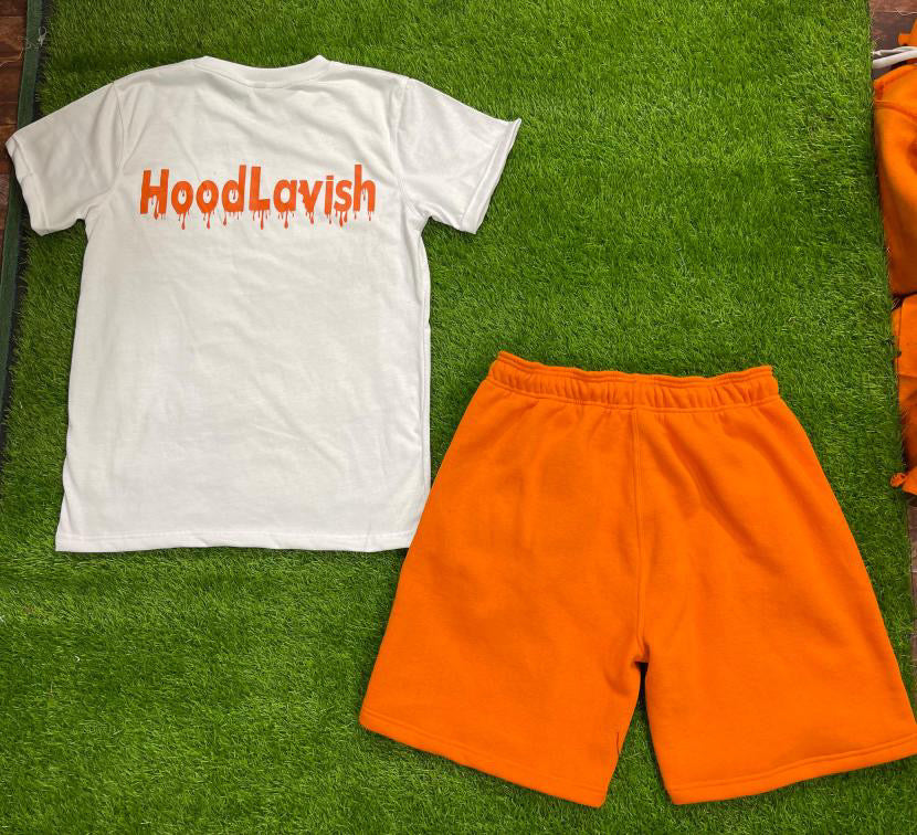 Men’s Orange Crush Short Set