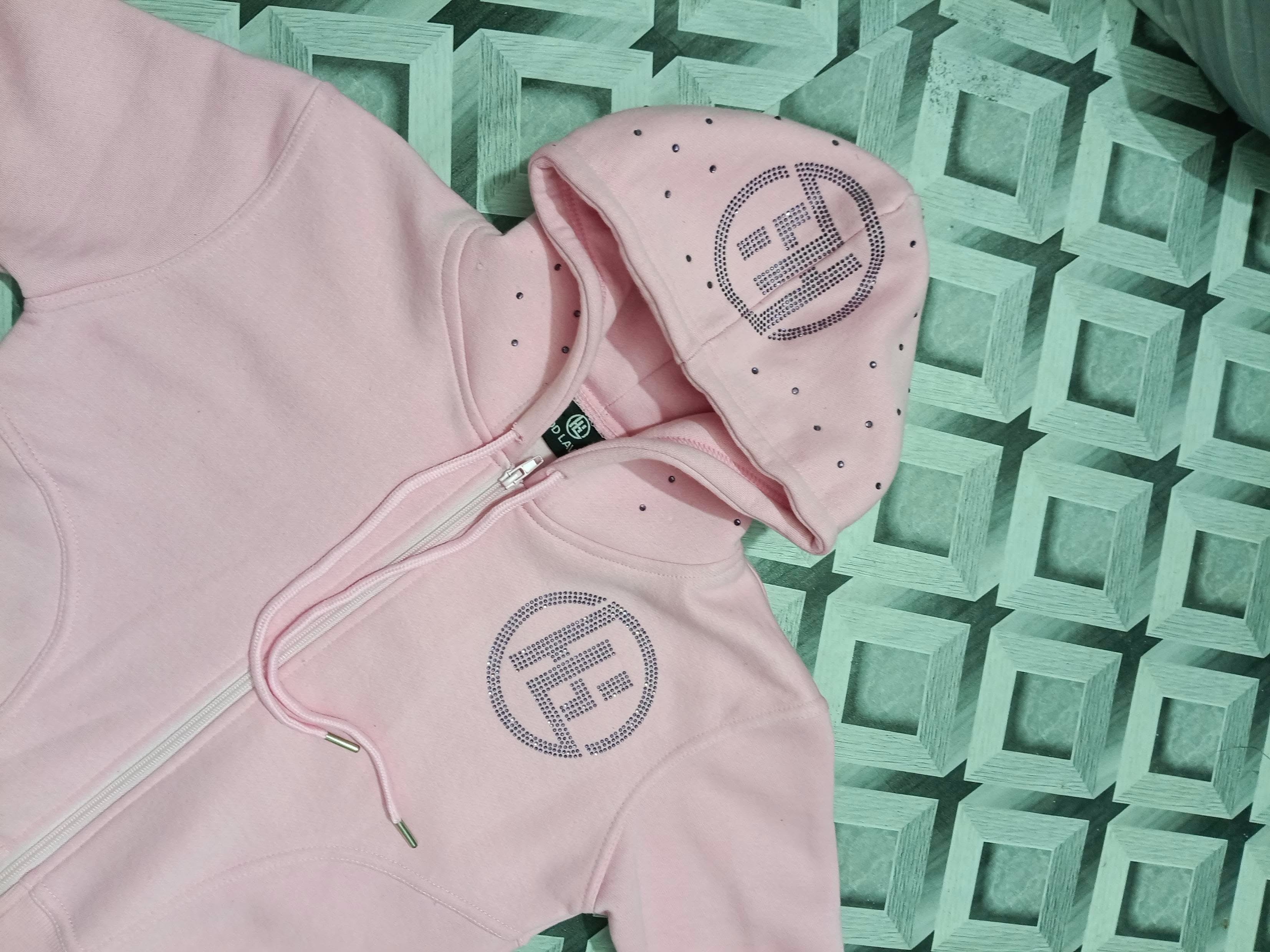 “Sweet Pink” Women’s Crop Top Jogging Suit