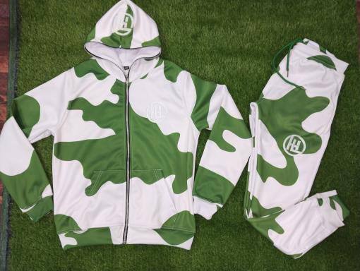 Green And White Camo