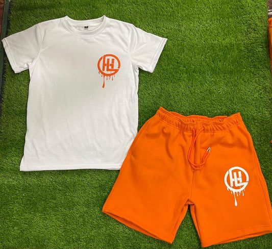 Men’s Orange Crush Short Set