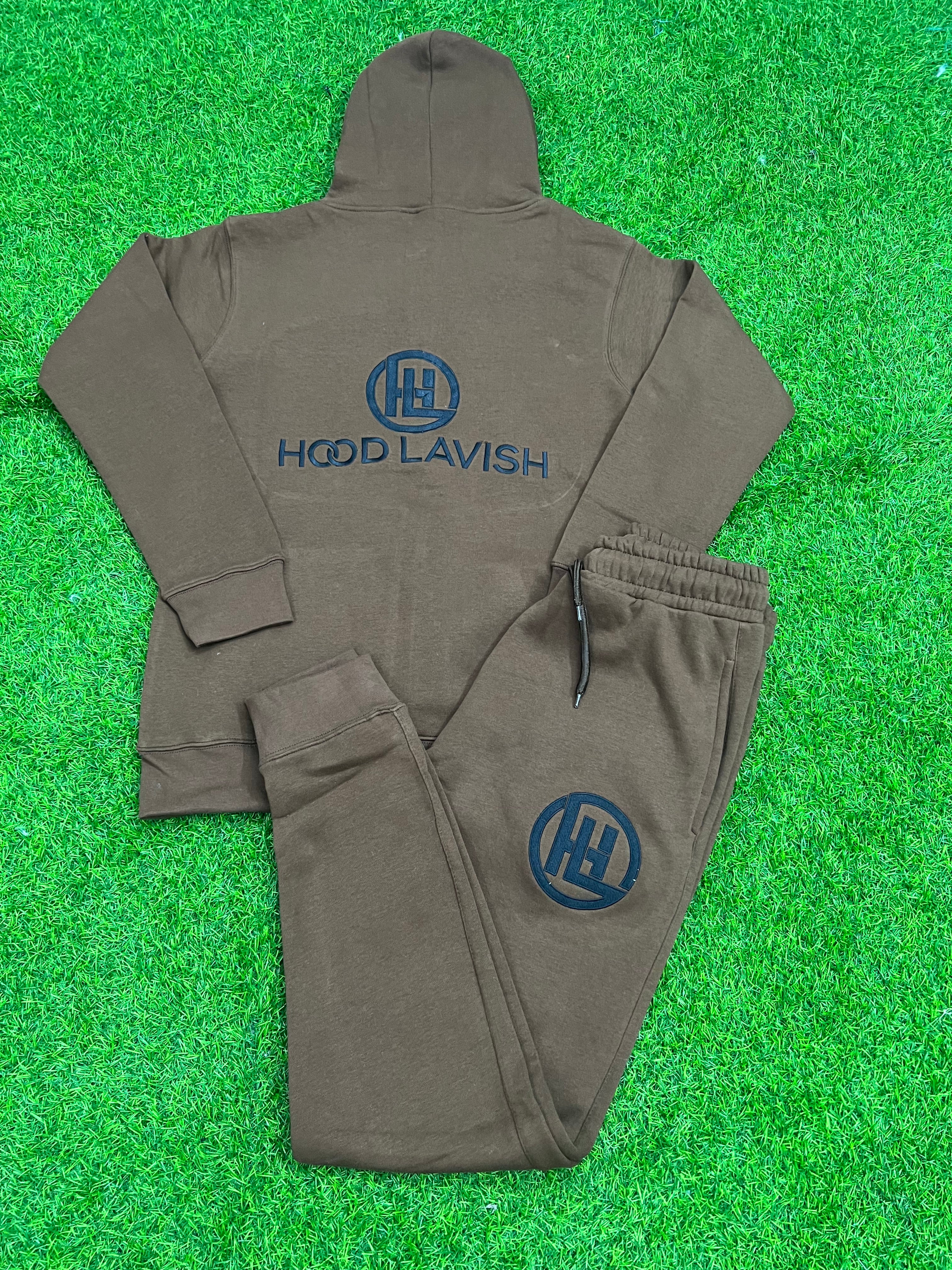 Toxic Chocolate Brown Jogging Suit