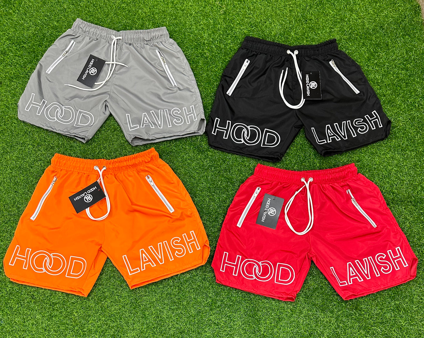 Red HL Shorts