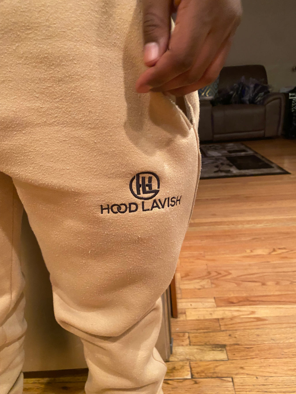 Nude Cotton Jogging Suit