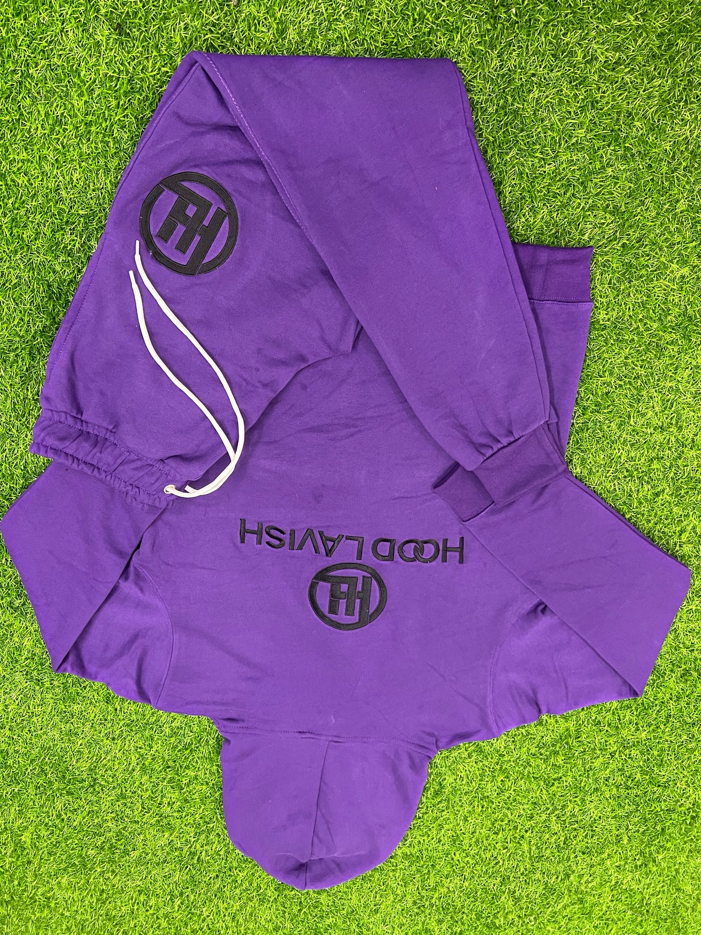 “Grape Purple” Cotton Jogging Suit