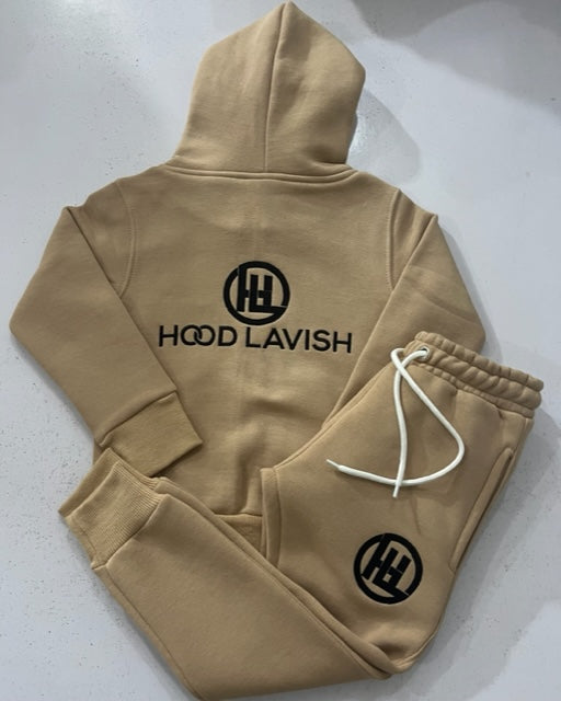 Lil Lavish "Rude Nude/Tan" Jogging Suit